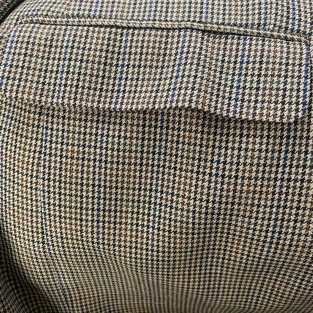 Ralph Lauren, Size 44R, Houndstooth browns pattern,100% Wool, Blazer/Coat/Jacket - Picture 4 of 11